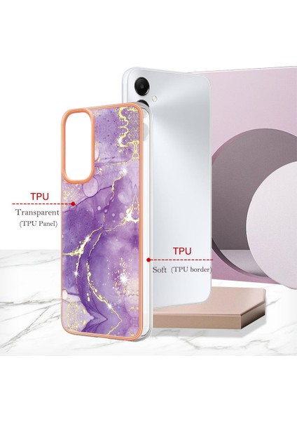 Samsung Galaxy A05S Ince Tpu Koruma Mermer Desen Yumuşak Tampon (Yurt Dışından) fırsatları
