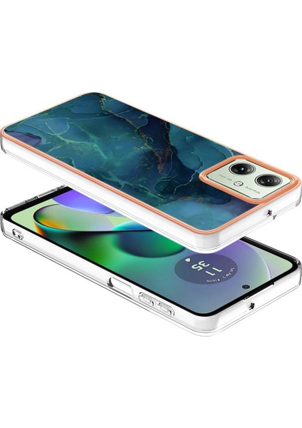 Motorola Moto G54 Darbeye Dayanıklı Mermer Silikon Tampon Tpu ile Uyumlu (Yurt Dışından) fırsatları