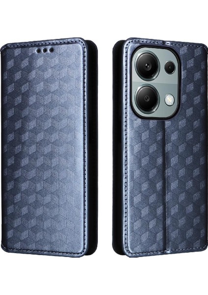 Xiaomi Redmi Için Not 13 Pro 4g Cüzdan Manyetik Kapatma 3D Desen (Yurt Dışından)