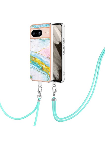 Google Piksel 8 Anti-Scratch Yumuşak Tampon Crossbody Kordon Askısı Için Kılıf (Yurt Dışından)