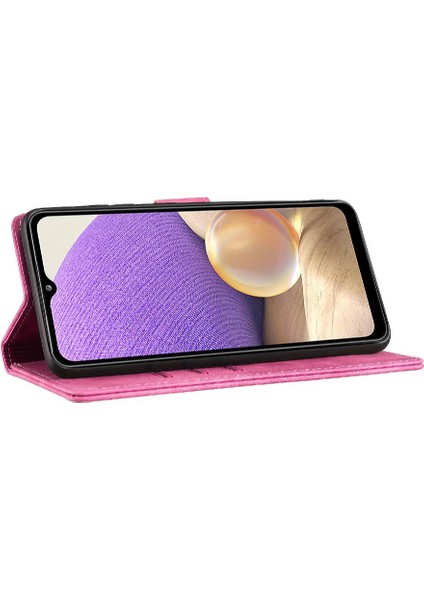 Samsung Galaxy A32 5g Için Kılıf Tutucu Kapak Kabartmalı Sevimli Kedi Kart Durumda (Yurt Dışından) fırsatları