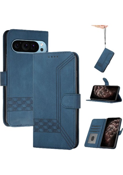 Kullanışlı Stand ile Google Pixel 9 Pro Case Cüzdan Kart Kapağı ile Uyumlu (Yurt Dışından)