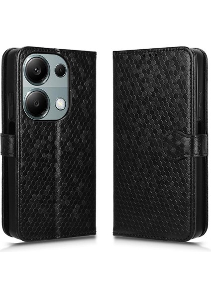 Xiaomi Redmi Için Not 13 Pro 4g Geometrik Desen Deri Cüzdan (Yurt Dışından)
