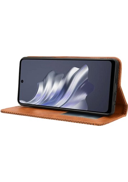 Tecno Spark 20 Pro 4g Cüzdan Manyetik Kapatma Pu Deri Için Kılıf (Yurt Dışından)