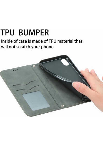 Apple iPhone 8 / 7 / 6 Için Kılıf Cüzdan Deri Kılıf Kapak Çevirin Darbeye (Yurt Dışından)