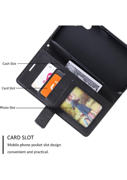 Samsung Galaxy A14 4g/5g Pu Deri Kart Tutucu Kickstand Cüzdan (Yurt Dışından)
