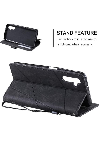 Samsung Galaxy A14 4g/5g Pu Deri Kart Tutucu Kickstand Cüzdan (Yurt Dışından)