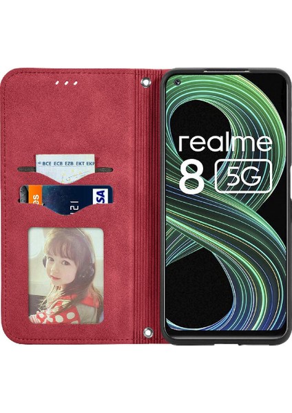 Realme 8 5g/8 Pro Basit Iş Kordon Cüzdan Fermuar Durumda (Yurt Dışından) fırsatları