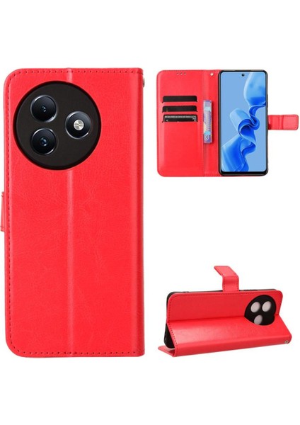 Itel S24 4g Flip Kapak Manyetik Kart Tutucu Cüzdan Için Kılıf (Yurt Dışından)