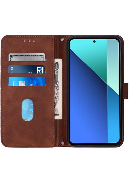Xiaomi Redmi Için Not 13 4g Cüzdan Kapak Kredi Kartı Tutucu Flip Kitap (Yurt Dışından)
