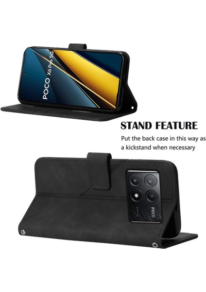 Xiaomi Poco X6 Pro 5g Flip Folio Kitap Koruyucu Cüzdan Kapak Pu (Yurt Dışından) indirimleri