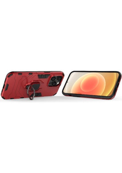 Apple iPhone 14 Için Kılıf Pro Max 360 &deg; Dönen Halka Kickstand Darbeye Kapak (Yurt Dışından)