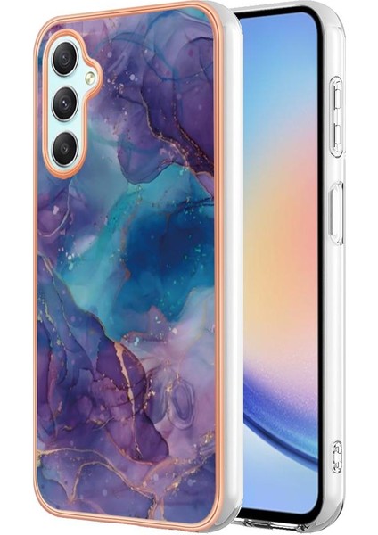 Samsung Galaxy A25 5g Darbeye Silikon Tampon Tpu Mermer ile Uyumlu (Yurt Dışından)