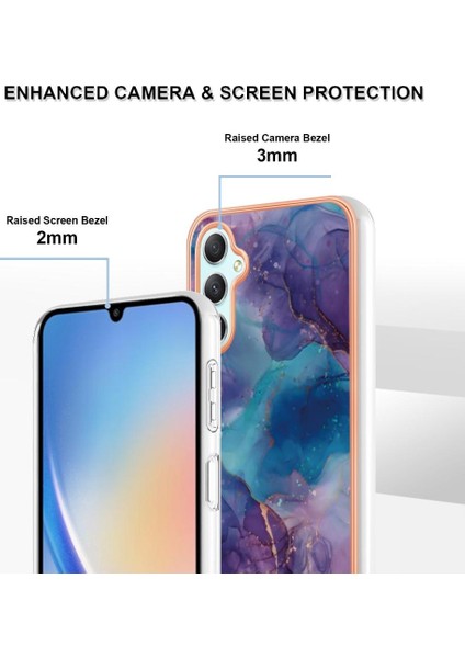 Samsung Galaxy A25 5g Darbeye Silikon Tampon Tpu Mermer ile Uyumlu (Yurt Dışından) modelleri
