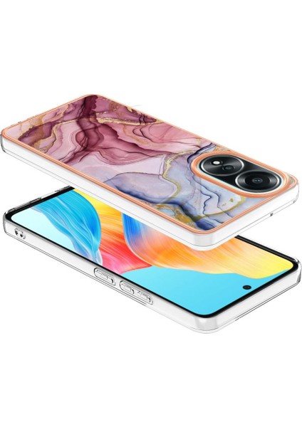 Oppo With 4g Tampon Tpu Silikon Darbeye Dayanıklı Mermer ile Uyumlu (Yurt Dışından) fırsatları