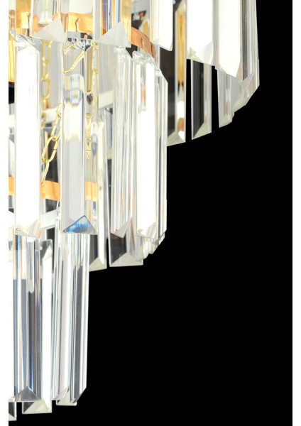Çağla 4 Lü Beyaza Gold Yaldızlı 30 Luk Modern Salon Avizesi fırsatları