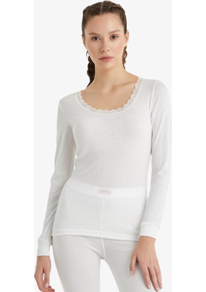 1268 BAYAN UZUN KOL LEVEL1 BEYAZ THERMAL