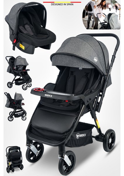902 X4 Çift Yönlü Travel Sistem Bebek Arabası