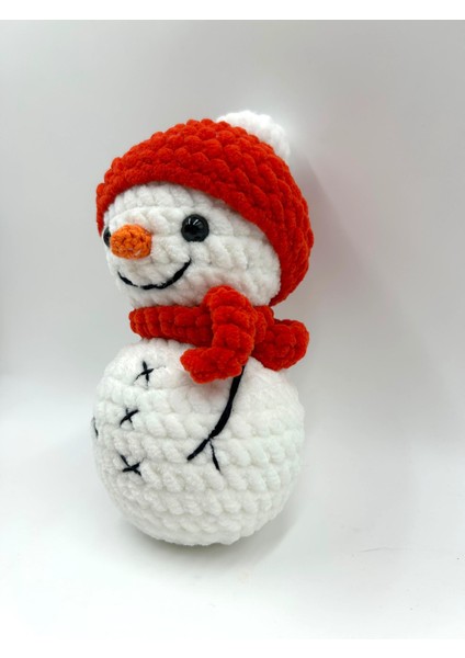 Kadife Ip Amigurumi Kardanadam Oyuncak