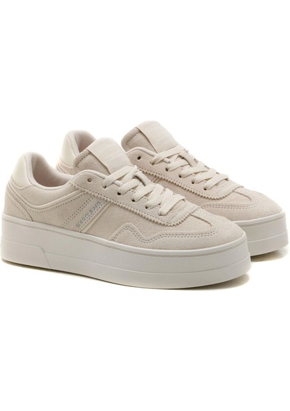 Tommy Jeans Kadın Bej Greenwich Süet Sneaker