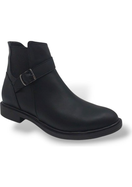 702 Kadın Siyah Fermuarlı Büyük Numara Bot 41 42 fiyatları