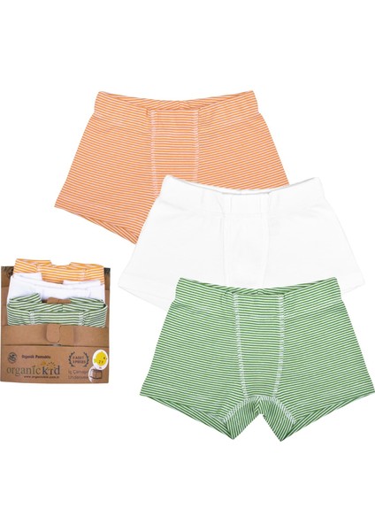 Jungle Cotton Erkek Çocuk Iç Çamaşır Boxer Set 3lü