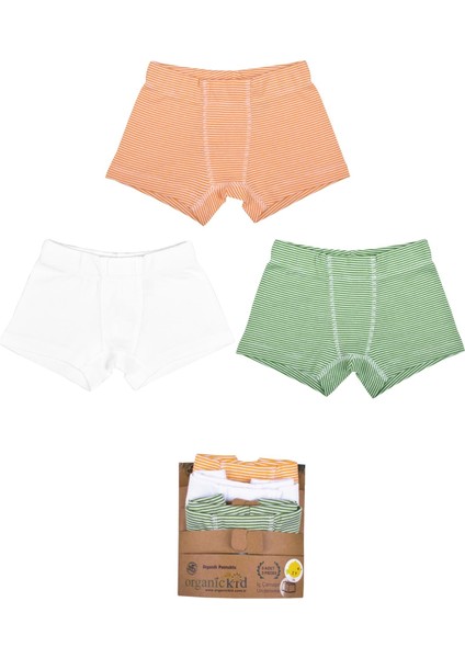 Jungle Cotton Erkek Çocuk Iç Çamaşır Boxer Set 3lü