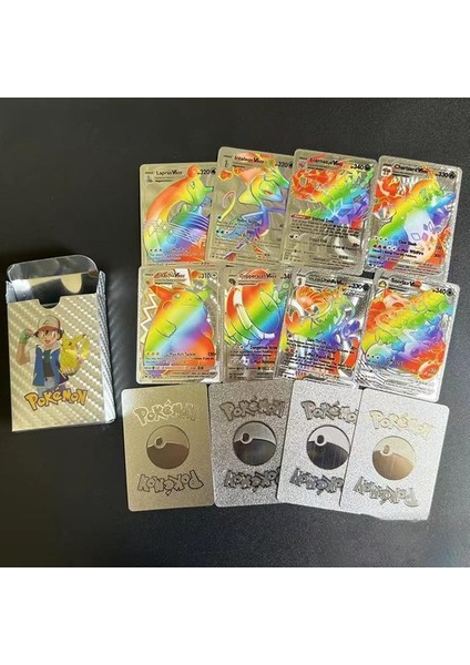 English Rainbow Silver Flash Kart Seti Rainbow Silver Kutulu Oyun Kartları 55 Kartlık Bir Kutu (Yurt Dışından)