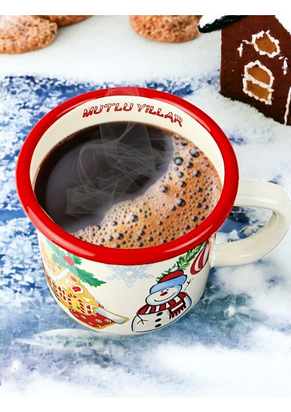 Emaye Kupa Bardak Camp Kamp Mug Fincan Kahve 380 ml