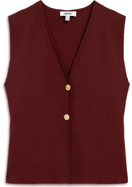 Metal düğmeli triko IW6240050474035