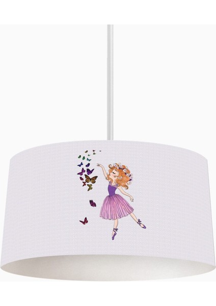 Kelebekli Kız Çocuk Odası Sarkıt Avize