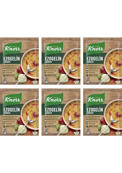 Ezo Gelin Çorbası 74 gr x 6 Adet