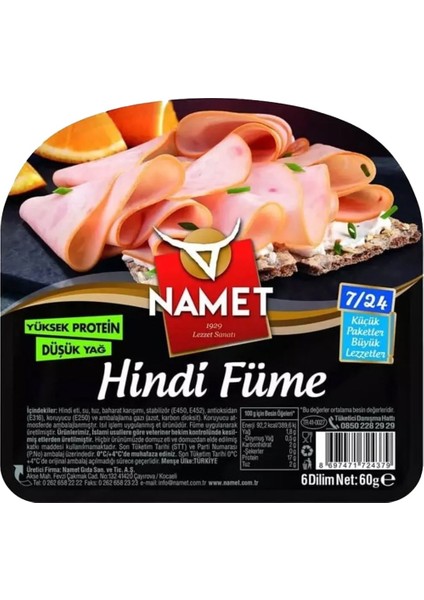 Hindi Füme 60 gr x 6 Adet