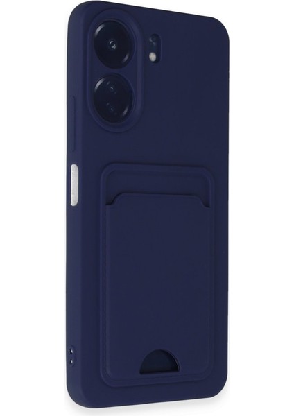 Xiaomi Redmi 13C Uyumlu Arka Kamera Korumalı Kart Koyulabilen Silikon Kartlıklı Kılıf Kapak fiyatları