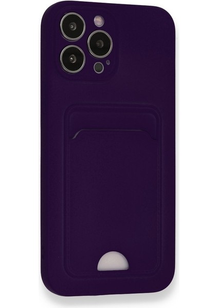 Apple iPhone 13 Pro Max Uyumlu Arka Kamera Korumalı Kart Koyulabilen Silikon Kartlıklı Kılıf Kapak fiyatları