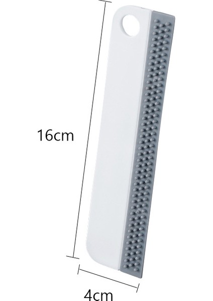 Beyaz Gri Tarzı Yumuşak Silikon Cam Silecek Temizleyici Mutfak Banyo Cam Temizleme Araçları Araba Ayna Temizleyici Silecek Pencere Temizleme Fırçası (Yurt Dışından)
