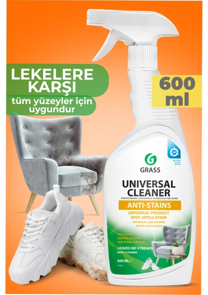 Çok Amaçlı Temizleyici - Universal Cleaner 600 ml - Ev ve Ofis Için Çok Amaçlı Yüzey Temizleyici