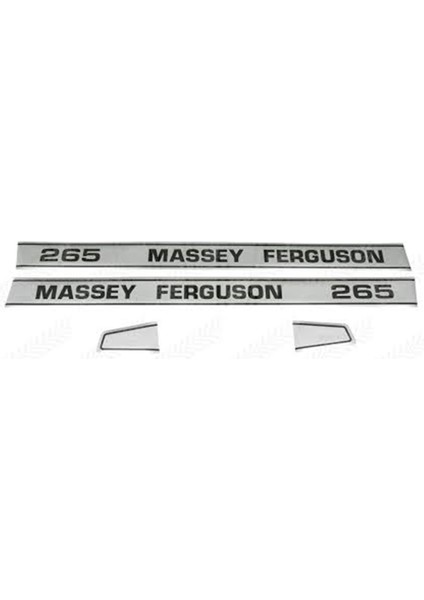 Massey 265 Traktör Yan Yazı Takımı