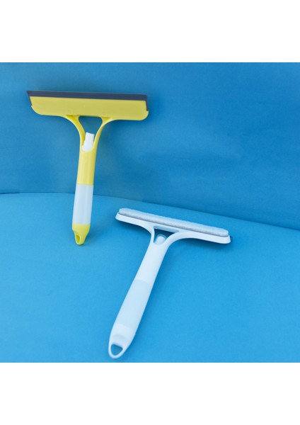 1 Adet Beyaz Tarzı Duş Kapısı Araba Camı Banyo Temizleme Fırçası Araçları Için 3 In 1 Pencere Temizleme Silme Cam Fırçası Çok Fonksiyonlu Silecek (Yurt Dışından)