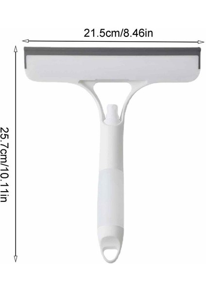 Beyaz Stil Duş Sileceği Temizleyici Cam Duş Duvar Kapıları Banyo Tuvalet Aynası Silecek Temizleme Aracı Aksesuarları Cam Silecek (Yurt Dışından)