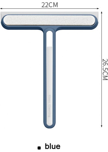 Beyaz Stil Islak ve Kuru Sünger Ekran Temizleme Fırçası Taşınabilir Tutma Kolu Duş Cam Sileceği Temizleyici Silikon Cam Sileceği Derin Temizlik Aracı (Yurt Dışından)