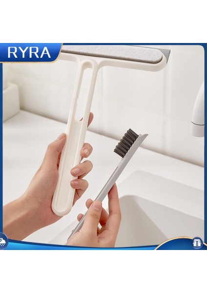 Beyaz Stil Islak ve Kuru Sünger Ekran Temizleme Fırçası Taşınabilir Tutma Kolu Duş Cam Sileceği Temizleyici Silikon Cam Sileceği Derin Temizlik Aracı (Yurt Dışından) fırsatları