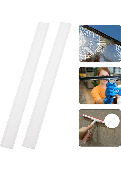 Beyaz Stil Silecek Şerit Silecek Kauçuk Pencere Yedek Siyah Bıçaklar Temizlik Aksesuarları Duş Manuel Doldurucular (Yurt Dışından) fırsatları