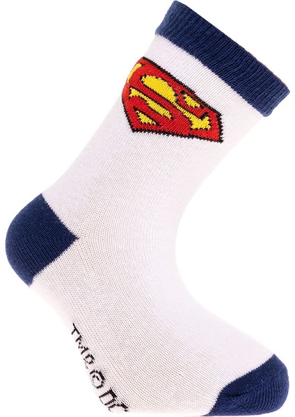 Superman Erkek 3'lü Soket Çorap modelleri