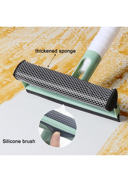 Yeşil Stil Pencere Temizleme Fırçası Banyo Aynası Cam Silme Aleti Püskürtmeli Çift Taraflı Pencere Sileceği Temizleyici Kazıyıcı (Yurt Dışından) indirimleri
