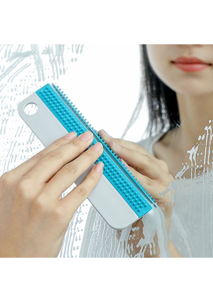 Mavi Stil Yumuşak Silikon Cam Silme Silecek Pencereler Temizleme Fırçası Mutfak Banyo Cam Temizleme Aracı Araba Aynası Temizleyici Silecek (Yurt Dışından) fırsatları