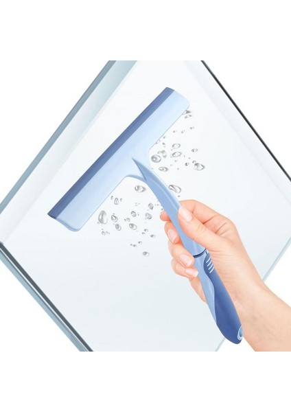 Mavi Stil Cam Sileceği Banyo Aynası Temizleyici Zemin Pencere Temizleme Sileceği El Duş Sileceği Araba Camı Temizleyici Fırça Aracı (Yurt Dışından) fırsatları