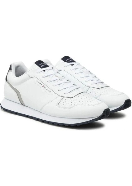 Erkek Beyaz Essential Leather Sneaker modelleri