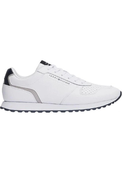 Erkek Beyaz Essential Leather Sneaker fırsatları