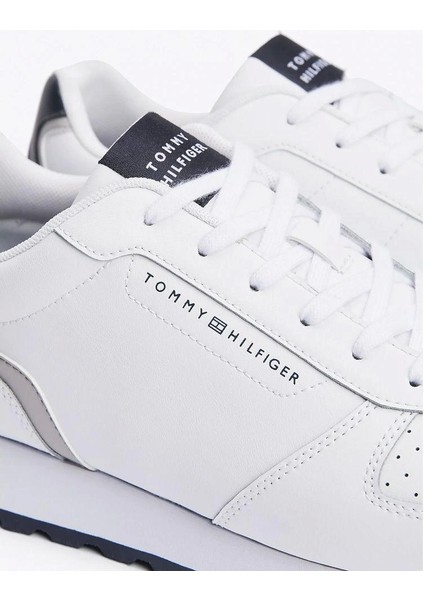 Erkek Beyaz Essential Leather Sneaker indirimleri